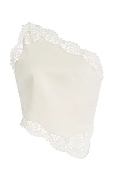 Posse Darya Lace-Trimmed Linen-Cotton Top | Thumbnail 7 Posse Darya Lace-Trimmed Linen-Cotton Top | Thumbnail 7
