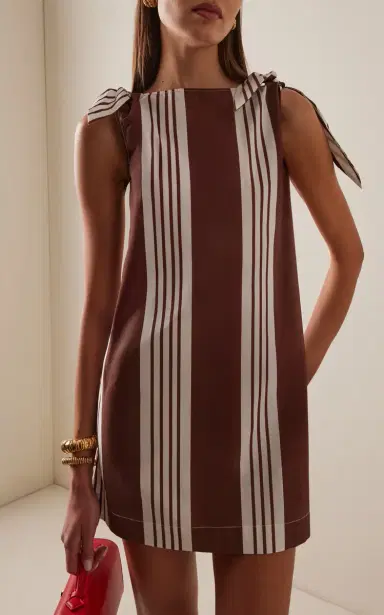 Posse Rosie Striped Cotton Mini Dress | Thumbnail 2 Posse Rosie Striped Cotton Mini Dress | Thumbnail 2
