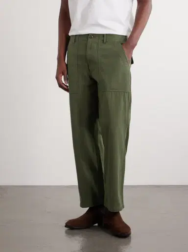 Beams Plus Straight-Leg Cotton Trousers | Thumbnail 3 Beams Plus Straight-Leg Cotton Trousers | Thumbnail 3
