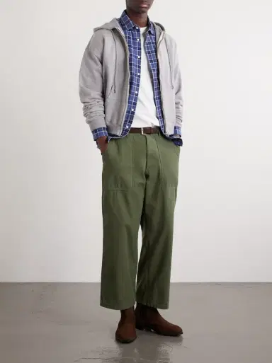 Beams Plus Straight-Leg Cotton Trousers | Thumbnail 2 Beams Plus Straight-Leg Cotton Trousers | Thumbnail 2