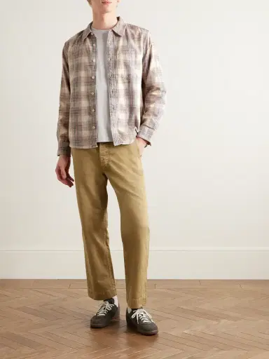 Corridor Rosewood Checked Cotton Shirt | Thumbnail 2 Corridor Rosewood Checked Cotton Shirt | Thumbnail 2