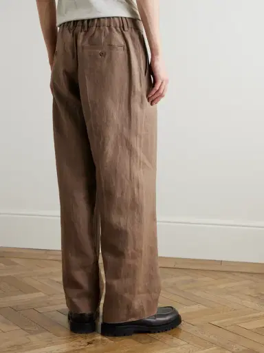 NN07 Kay 1454 Straight-Leg Pleated Linen Trousers | Thumbnail 4 NN07 Kay 1454 Straight-Leg Pleated Linen Trousers | Thumbnail 4