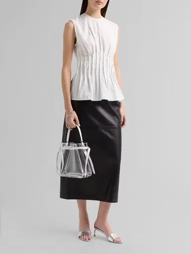 Tory Burch Women's Clear Bucket Bag - Crystal Clear | Thumbnail 5 Tory Burch Women's Clear Bucket Bag - Crystal Clear | Thumbnail 5