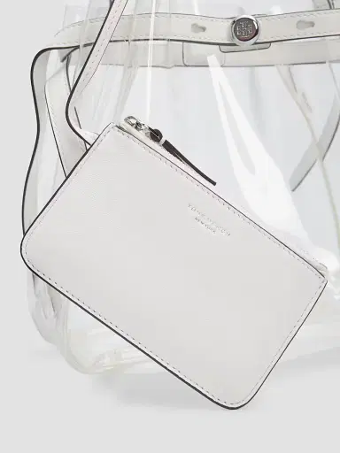 Tory Burch Women's Clear Bucket Bag - Crystal Clear | Thumbnail 6 Tory Burch Women's Clear Bucket Bag - Crystal Clear | Thumbnail 6