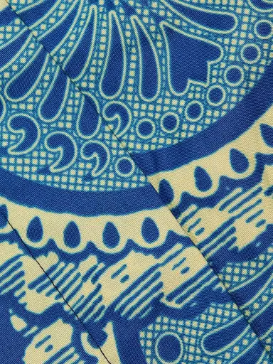 Elisamama Women's Olori Printed Midi-Shirtdress - Blue - Size Large | Thumbnail 7 Elisamama Women's Olori Printed Midi-Shirtdress - Blue - Size Large | Thumbnail 7