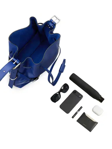 Givenchy Women's Small Voyou Bucket Bag in Shiny Leather - Cobalt Blue | Thumbnail 5 Givenchy Women's Small Voyou Bucket Bag in Shiny Leather - Cobalt Blue | Thumbnail 5