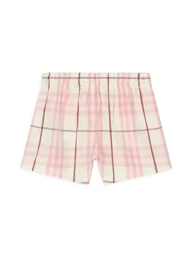 Burberry Baby Girl's & Little Girl's Check Cotton Shorts - Florapink | Thumbnail 2 Burberry Baby Girl's & Little Girl's Check Cotton Shorts - Florapink | Thumbnail 2