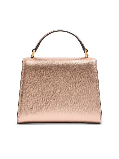 Valentino Garavani Women's VSling Mini Top Handle Bag in Laminated Grainy Calfskin | Thumbnail 4 Valentino Garavani Women's VSling Mini Top Handle Bag in Laminated Grainy Calfskin | Thumbnail 4