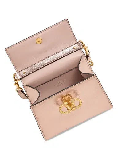 Valentino Garavani Women's VSling Mini Top Handle Bag in Laminated Grainy Calfskin | Thumbnail 7 Valentino Garavani Women's VSling Mini Top Handle Bag in Laminated Grainy Calfskin | Thumbnail 7