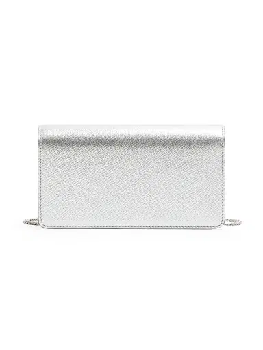 Valentino Garavani Women's VLogo Signature Mini Shoulder Bag in Laminated Grainy Calfskin | Thumbnail 4 Valentino Garavani Women's VLogo Signature Mini Shoulder Bag in Laminated Grainy Calfskin | Thumbnail 4
