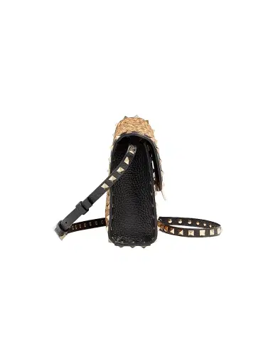 Valentino Garavani Women's Rockstud Shoulder Bag in Pony-Effect Calfskin with Animal Print - Animal Print | Thumbnail 5 Valentino Garavani Women's Rockstud Shoulder Bag in Pony-Effect Calfskin with Animal Print - Animal Print | Thumbnail 5