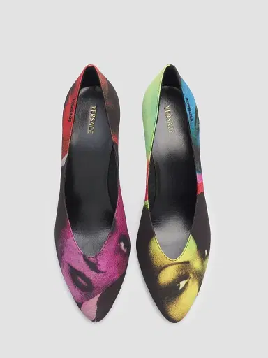 Versace Women's Tina 65MM Printed Pumps | Thumbnail 3 Versace Women's Tina 65MM Printed Pumps | Thumbnail 3