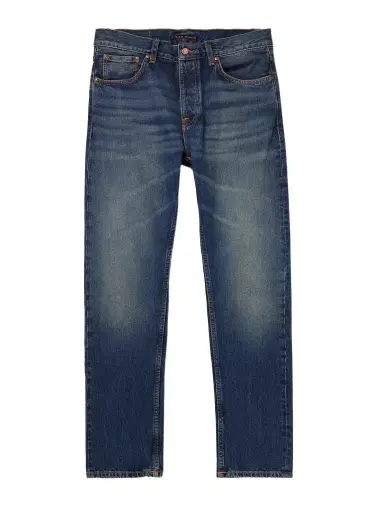 Nudie Jeans Steady Eddie II Slim-Fit Straight-Leg Organic Jeans | Thumbnail 1 Nudie Jeans Steady Eddie II Slim-Fit Straight-Leg Organic Jeans | Thumbnail 1