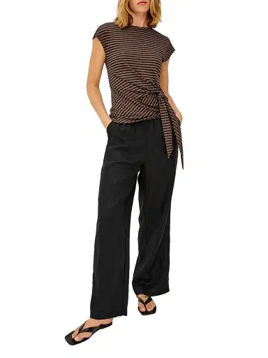 RAILS Women's Gabbie Striped Knit Top - Onyx Cocoa Stripe - Size XS | Thumbnail 2 RAILS Women's Gabbie Striped Knit Top - Onyx Cocoa Stripe - Size XS | Thumbnail 2