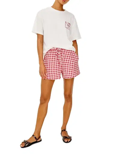 Rails Women's Jenner Gingham Linen Shorts - Picnic Check | Thumbnail 2 Rails Women's Jenner Gingham Linen Shorts - Picnic Check | Thumbnail 2