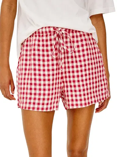 Rails Women's Jenner Gingham Linen Shorts - Picnic Check | Thumbnail 3 Rails Women's Jenner Gingham Linen Shorts - Picnic Check | Thumbnail 3