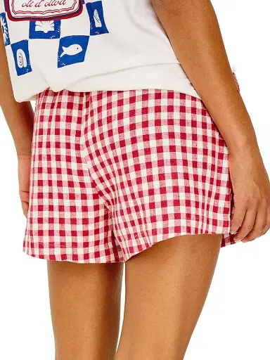 Rails Women's Jenner Gingham Linen Shorts - Picnic Check | Thumbnail 4 Rails Women's Jenner Gingham Linen Shorts - Picnic Check | Thumbnail 4