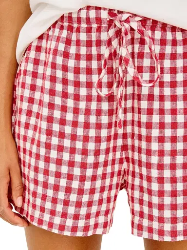 Rails Women's Jenner Gingham Linen Shorts - Picnic Check | Thumbnail 5 Rails Women's Jenner Gingham Linen Shorts - Picnic Check | Thumbnail 5