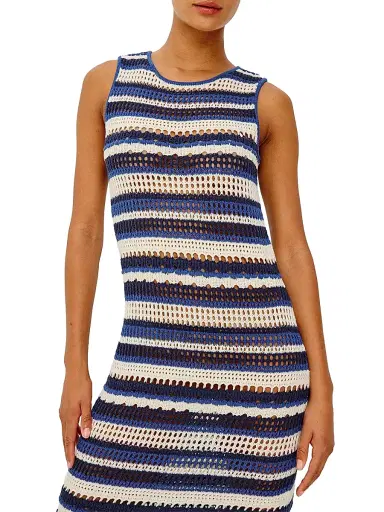 Rails Women's Ana Knitted Sleeveless Maxi Dress - Crete Stripe | Thumbnail 4 Rails Women's Ana Knitted Sleeveless Maxi Dress - Crete Stripe | Thumbnail 4