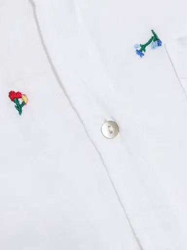 Rails Women's Charli Floral Linen-Blend Shirt - Wild Flower Embroidery | Thumbnail 7 Rails Women's Charli Floral Linen-Blend Shirt - Wild Flower Embroidery | Thumbnail 7