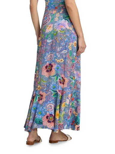 Johnny Was Women's Lilliana Print Side Tie Pareo - Lilliana - Size Large | Thumbnail 4 Johnny Was Women's Lilliana Print Side Tie Pareo - Lilliana - Size Large | Thumbnail 4