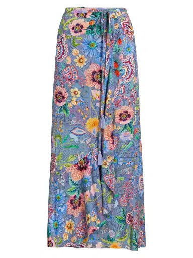 Johnny Was Women's Lilliana Print Side Tie Pareo - Lilliana - Size Large | Thumbnail 1 Johnny Was Women's Lilliana Print Side Tie Pareo - Lilliana - Size Large | Thumbnail 1