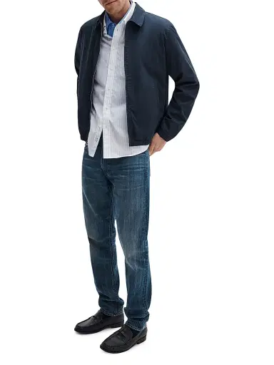 rag & bone Men's Harrington Stretch-Cotton Twill Jacket - Salute | Thumbnail 2 rag & bone Men's Harrington Stretch-Cotton Twill Jacket - Salute | Thumbnail 2