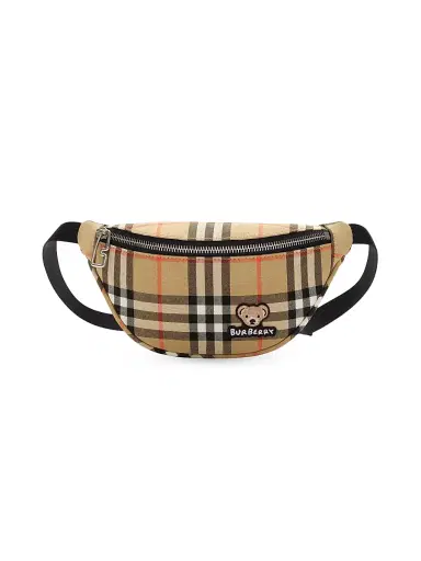 Burberry Kid's Check Belt Bag | Thumbnail 1 Burberry Kid's Check Belt Bag | Thumbnail 1
