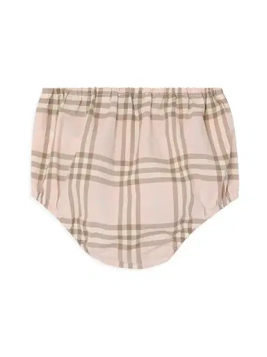 Burberry Baby Girl's Check Puff-Sleeve Dress & Bloomers Set - Archive Pink 9 Months | Thumbnail 5 Burberry Baby Girl's Check Puff-Sleeve Dress & Bloomers Set - Archive Pink 9 Months | Thumbnail 5