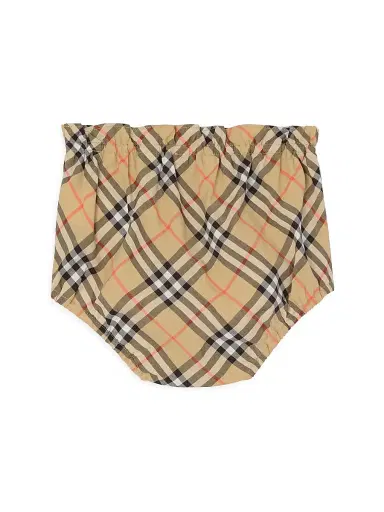 Burberry Baby Girl's Check Dress & Bloomers Set - White 9 Months | Thumbnail 5 Burberry Baby Girl's Check Dress & Bloomers Set - White 9 Months | Thumbnail 5