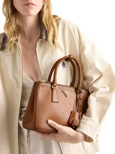 Prada Women's Galleria Leather Top Handle Bag - Brown | Thumbnail 3 Prada Women's Galleria Leather Top Handle Bag - Brown | Thumbnail 3