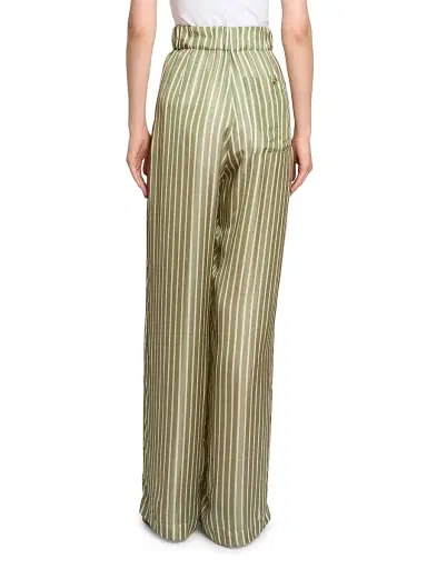 Dries Van Noten Women's Pila Striped Pleated Wide-Leg Pants | Thumbnail 5 Dries Van Noten Women's Pila Striped Pleated Wide-Leg Pants | Thumbnail 5