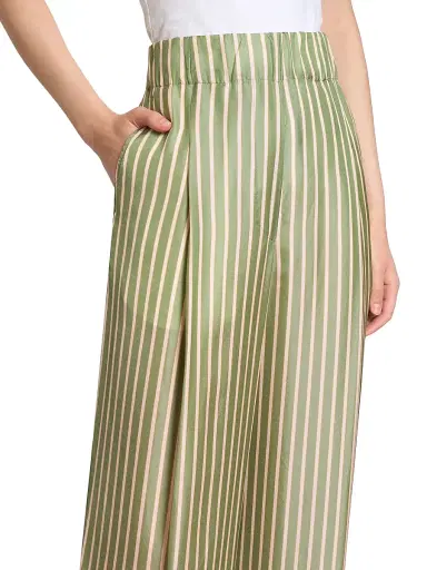 Dries Van Noten Women's Pila Striped Pleated Wide-Leg Pants | Thumbnail 6 Dries Van Noten Women's Pila Striped Pleated Wide-Leg Pants | Thumbnail 6