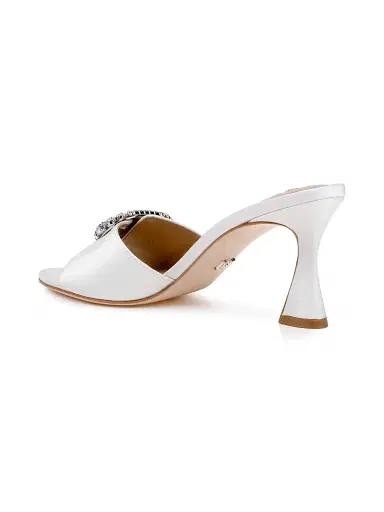 BADGLEY MISCHKA Women's Odetta 75MM Embellished Mules | Thumbnail 3 BADGLEY MISCHKA Women's Odetta 75MM Embellished Mules | Thumbnail 3