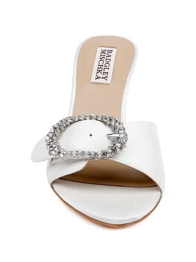 BADGLEY MISCHKA Women's Odetta 75MM Embellished Mules | Thumbnail 5 BADGLEY MISCHKA Women's Odetta 75MM Embellished Mules | Thumbnail 5