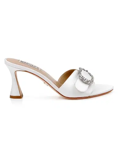 BADGLEY MISCHKA Women's Odetta 75MM Embellished Mules | Thumbnail 1 BADGLEY MISCHKA Women's Odetta 75MM Embellished Mules | Thumbnail 1