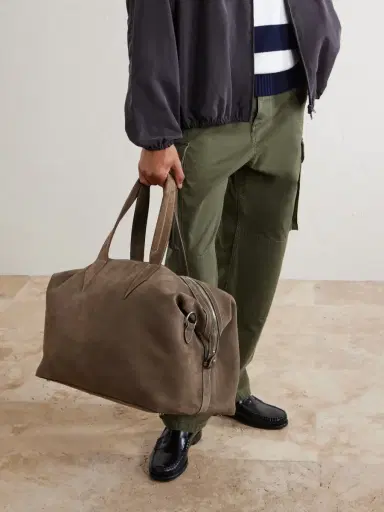 Métier Nomad Suede Weekend Bag - Men | Thumbnail 2 Métier Nomad Suede Weekend Bag - Men | Thumbnail 2