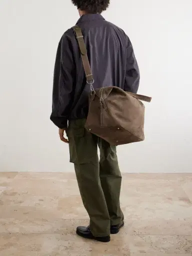 Métier Nomad Suede Weekend Bag - Men | Thumbnail 3 Métier Nomad Suede Weekend Bag - Men | Thumbnail 3