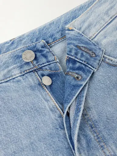 Acne Studios Wide-Leg Distressed Denim Shorts - Men | Thumbnail 5 Acne Studios Wide-Leg Distressed Denim Shorts - Men | Thumbnail 5