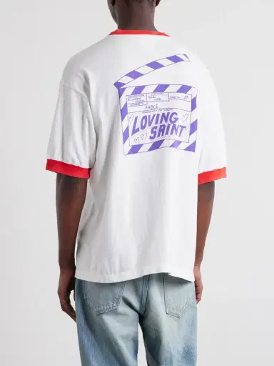 SAINT Mxxxxxx I Love Saint Cotton-Jersey T-Shirt - Men | Thumbnail 4 SAINT Mxxxxxx I Love Saint Cotton-Jersey T-Shirt - Men | Thumbnail 4