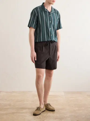 Hartford New Palmito MC Camp-Collar Striped Cotton Shirt - Men | Thumbnail 2 Hartford New Palmito MC Camp-Collar Striped Cotton Shirt - Men | Thumbnail 2