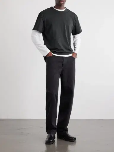 Les Tien Inside Out Heavyweight Cotton-Jersey T-Shirt - Men | Thumbnail 2 Les Tien Inside Out Heavyweight Cotton-Jersey T-Shirt - Men | Thumbnail 2