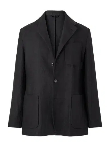 Saman Amel Nehru Linen Jacket - Men | Thumbnail 1 Saman Amel Nehru Linen Jacket - Men | Thumbnail 1