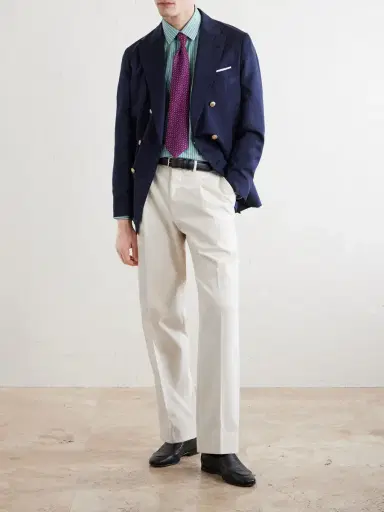 Charvet Striped Cotton-Poplin Shirt - Men | Thumbnail 2 Charvet Striped Cotton-Poplin Shirt - Men | Thumbnail 2