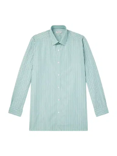 Charvet Striped Cotton-Poplin Shirt - Men | Thumbnail 1 Charvet Striped Cotton-Poplin Shirt - Men | Thumbnail 1
