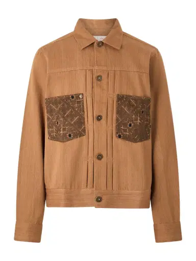 Kardo Marvin Cotton-Jacquard Trucker Jacket - Men | Thumbnail 1 Kardo Marvin Cotton-Jacquard Trucker Jacket - Men | Thumbnail 1