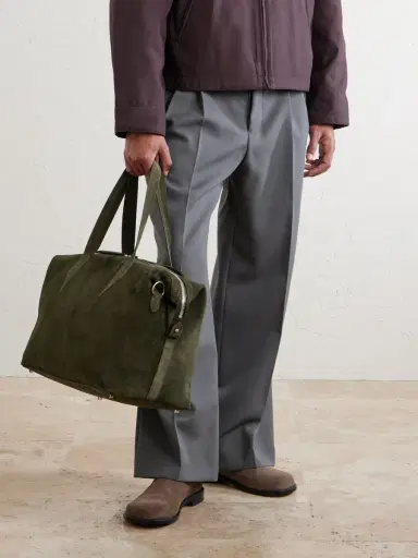 Métier Nomad Suede Weekend Bag - Men | Thumbnail 2 Métier Nomad Suede Weekend Bag - Men | Thumbnail 2