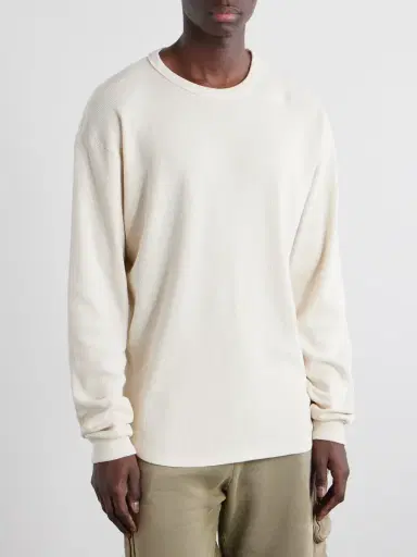 Les Tien Thermal Baseball Cotton-Jersey Hem Tee - Men | Thumbnail 3 Les Tien Thermal Baseball Cotton-Jersey Hem Tee - Men | Thumbnail 3