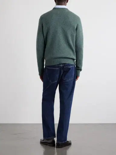 A.P.C. Edmond Logo-Intarsia Wool Sweater - Men | Thumbnail 4 A.P.C. Edmond Logo-Intarsia Wool Sweater - Men | Thumbnail 4