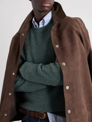 A.P.C. Edmond Logo-Intarsia Wool Sweater - Men | Thumbnail 5 A.P.C. Edmond Logo-Intarsia Wool Sweater - Men | Thumbnail 5